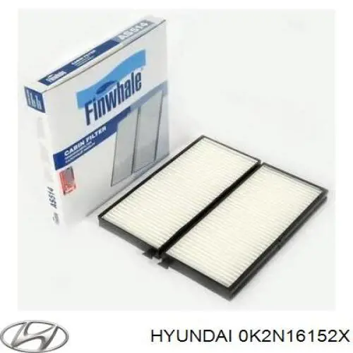 0K2N16152X Hyundai/Kia Внутрисалонный фильтр