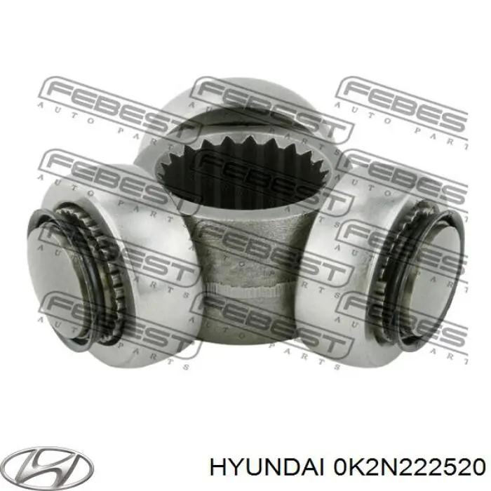 ШРУС внутренний передний левый HYUNDAI 0K2N222520