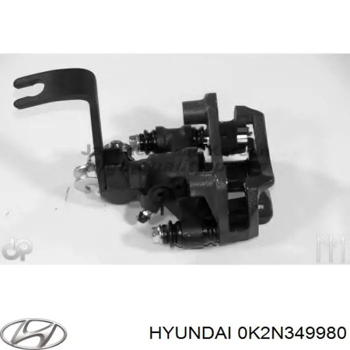 Суппорт задний правый 0K2N349980 Hyundai/Kia