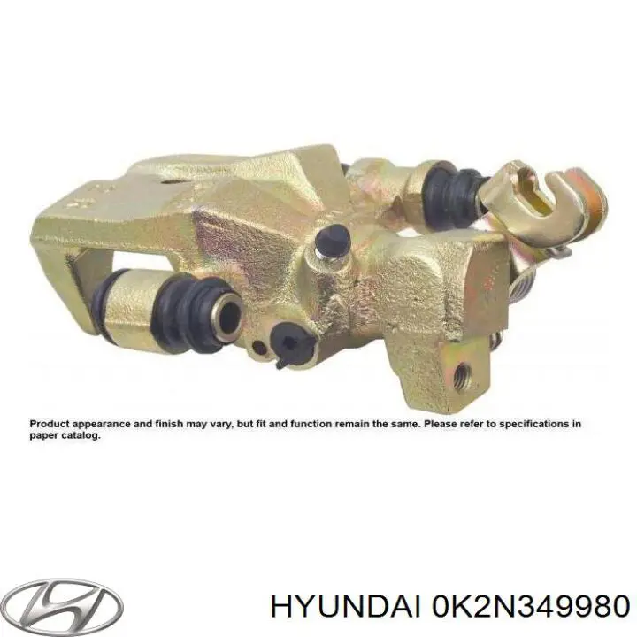 Тормозной суппорт правый задний Hyundai/Kia 0K2N349980 цена, от 81.56 USD
