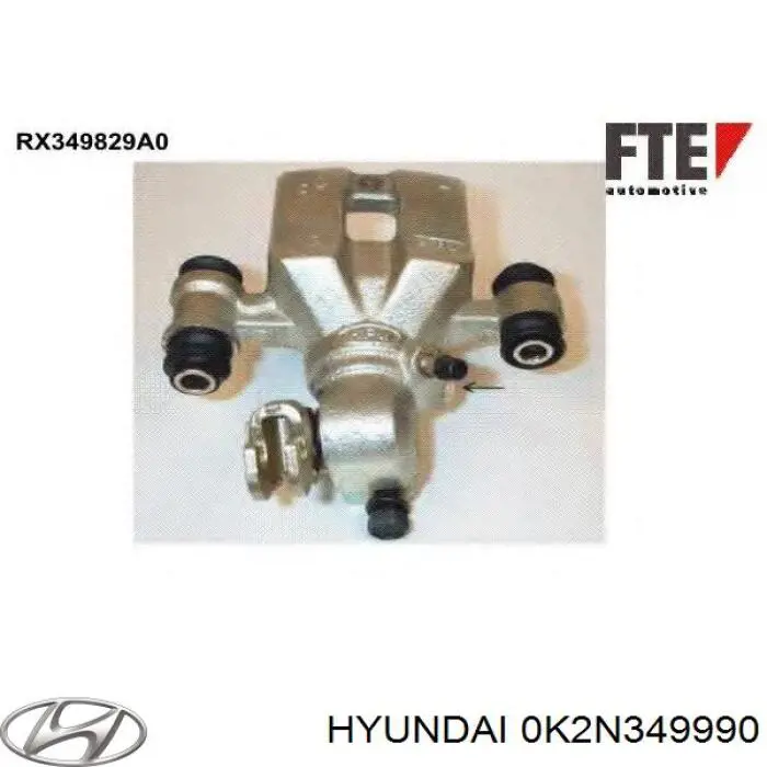 Суппорт тормозной задний левый Hyundai/Kia 0K2N349990