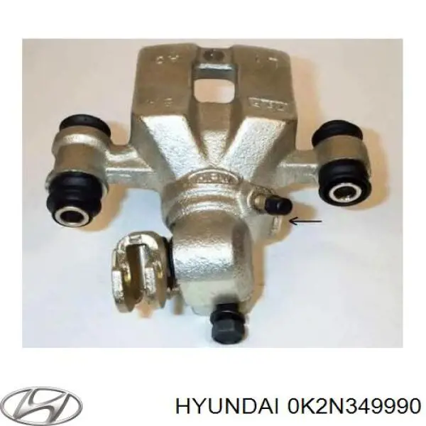 Купить 0K2N349990 Hyundai/Kia Суппорт задний левый