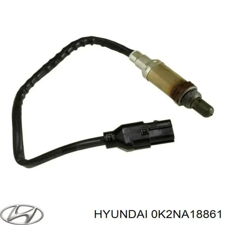 0K2NA18861 Hyundai/Kia лямбда-зонд, датчик кислорода до катализатора
