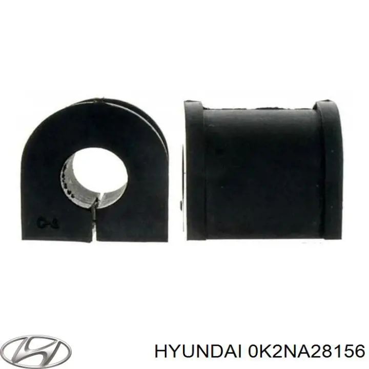 Резинка заднего стабилизатора Hyundai/Kia 0K2NA28156 цена, от 2.14 USD