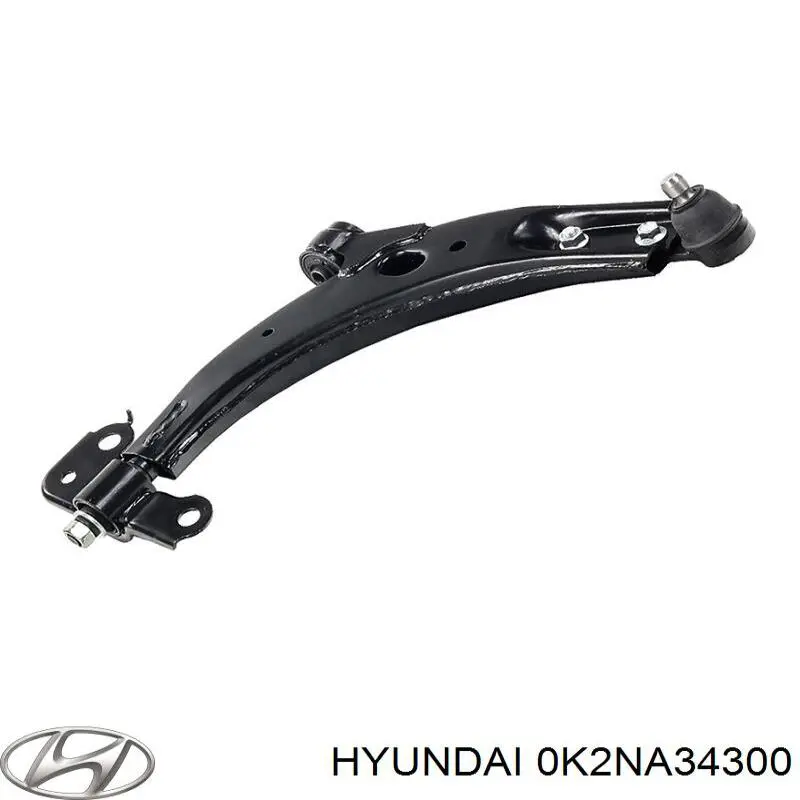 0K2NA34300 Hyundai/Kia Рычаг передней подвески нижний, правый
