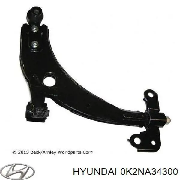0K2NA34300 Hyundai/Kia рычаг передней подвески нижний правый