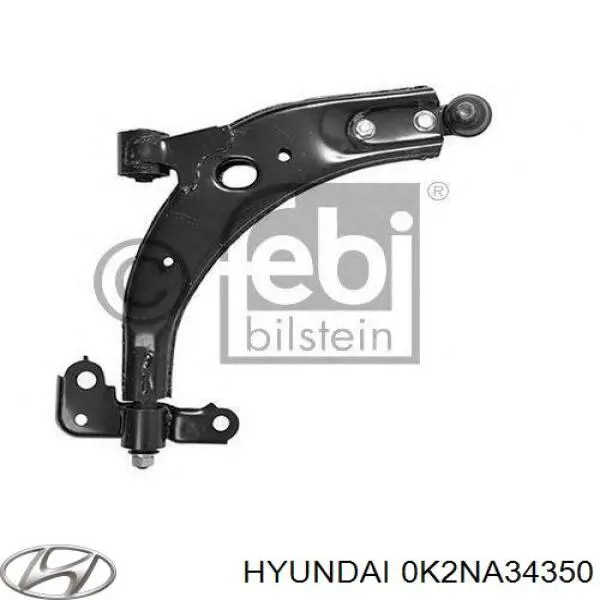 Купить 0K2NA34350 Hyundai/Kia Рычаг передней подвески левый
