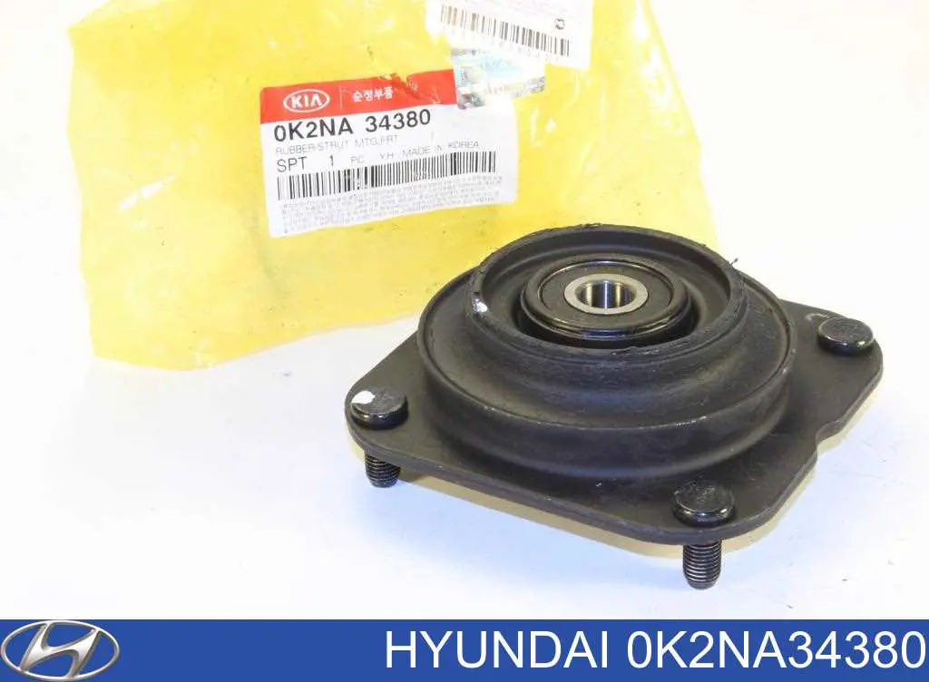 0K2NA34380 Hyundai/Kia suporte de amortecedor dianteiro