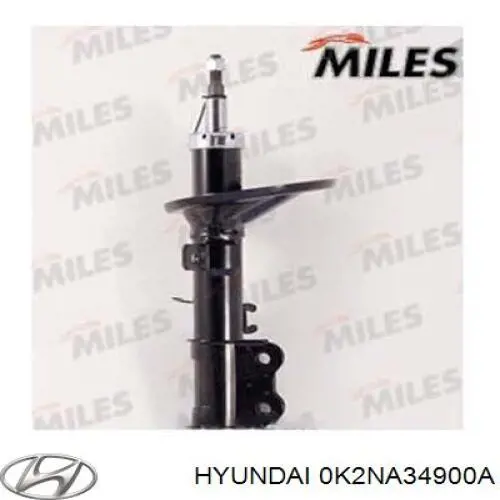 Амортизатор передний левый 349000K2SB Hyundai/Kia
