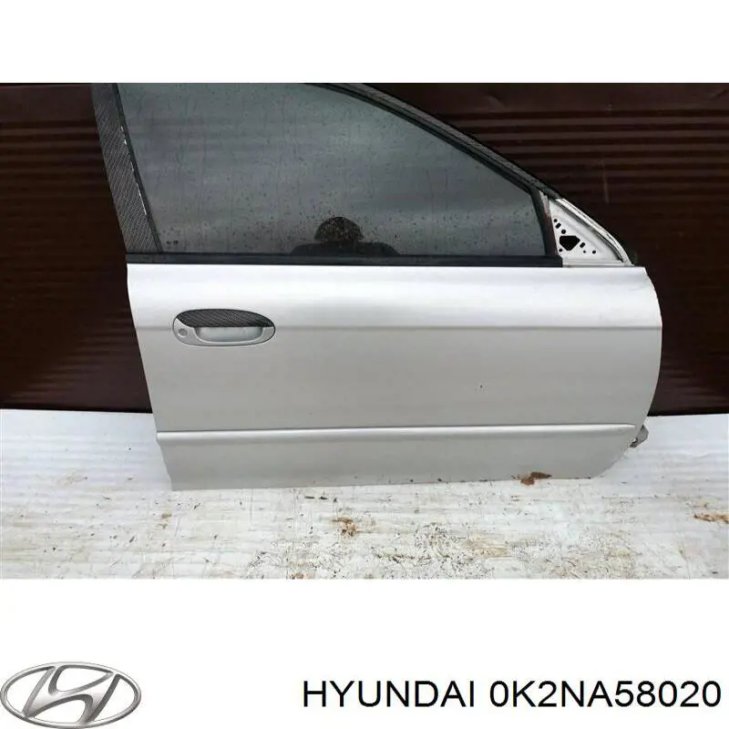 0K2NA58020 Hyundai/Kia porta dianteira direita