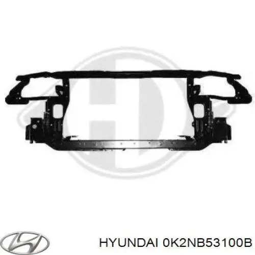 Рамка радиатора 0K2NB53100B Hyundai/Kia