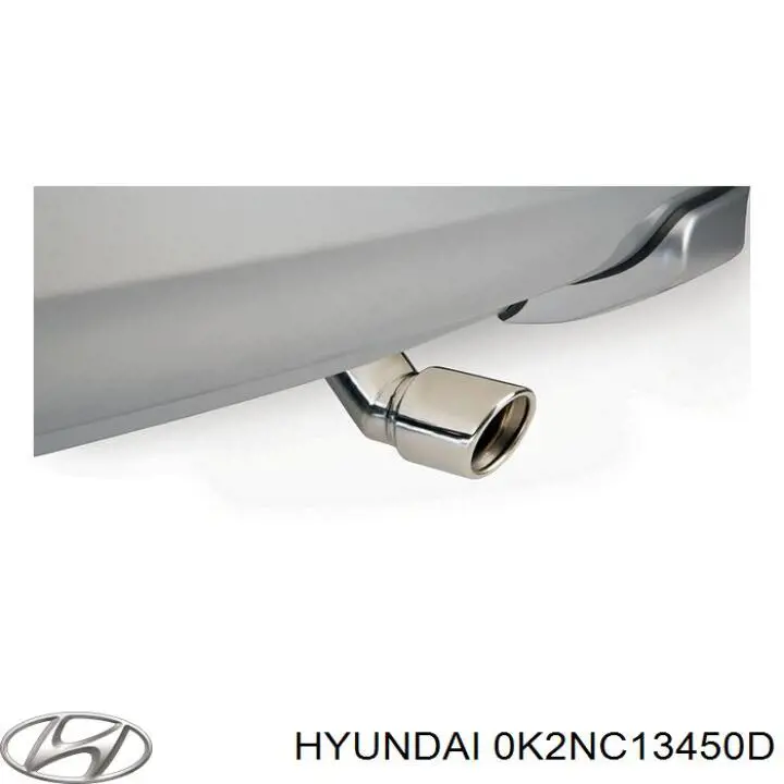 Катализатор 0K2NC13450D Hyundai/Kia