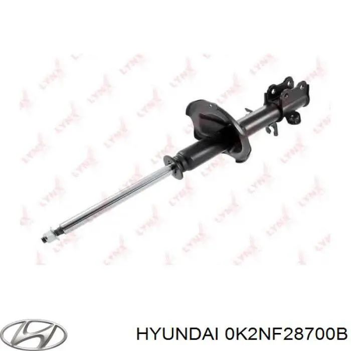 0K2NF28700B Hyundai/Kia amortecedor traseiro direito