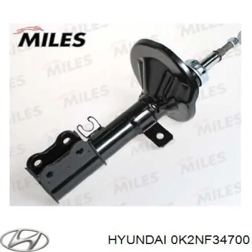 Амортизатор передний правый 0K2SB34700 Hyundai/Kia