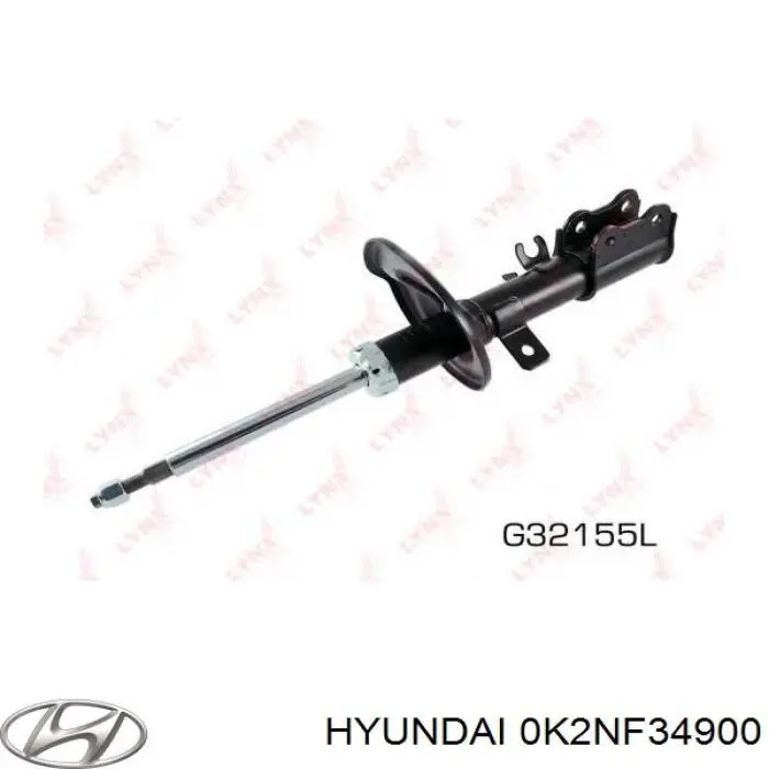 0K2NF34900 Hyundai/Kia амортизатор передний левый