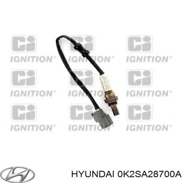 Задний правый амортизатор Hyundai/Kia 0K2SA28700A
