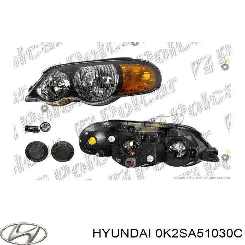0K2SA51030C Hyundai/Kia Фара передняя правая