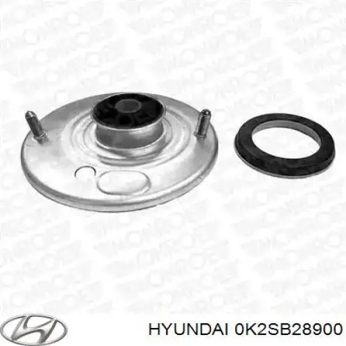 0K2SB28900 Hyundai/Kia amortecedor traseiro esquerdo