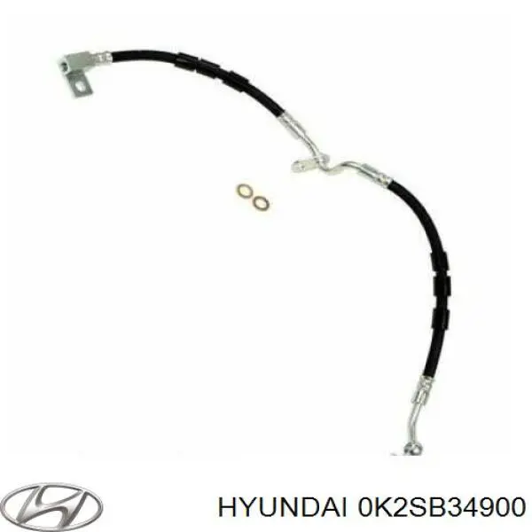 Амортизатор передний левый 0K2SB34900 Hyundai/Kia