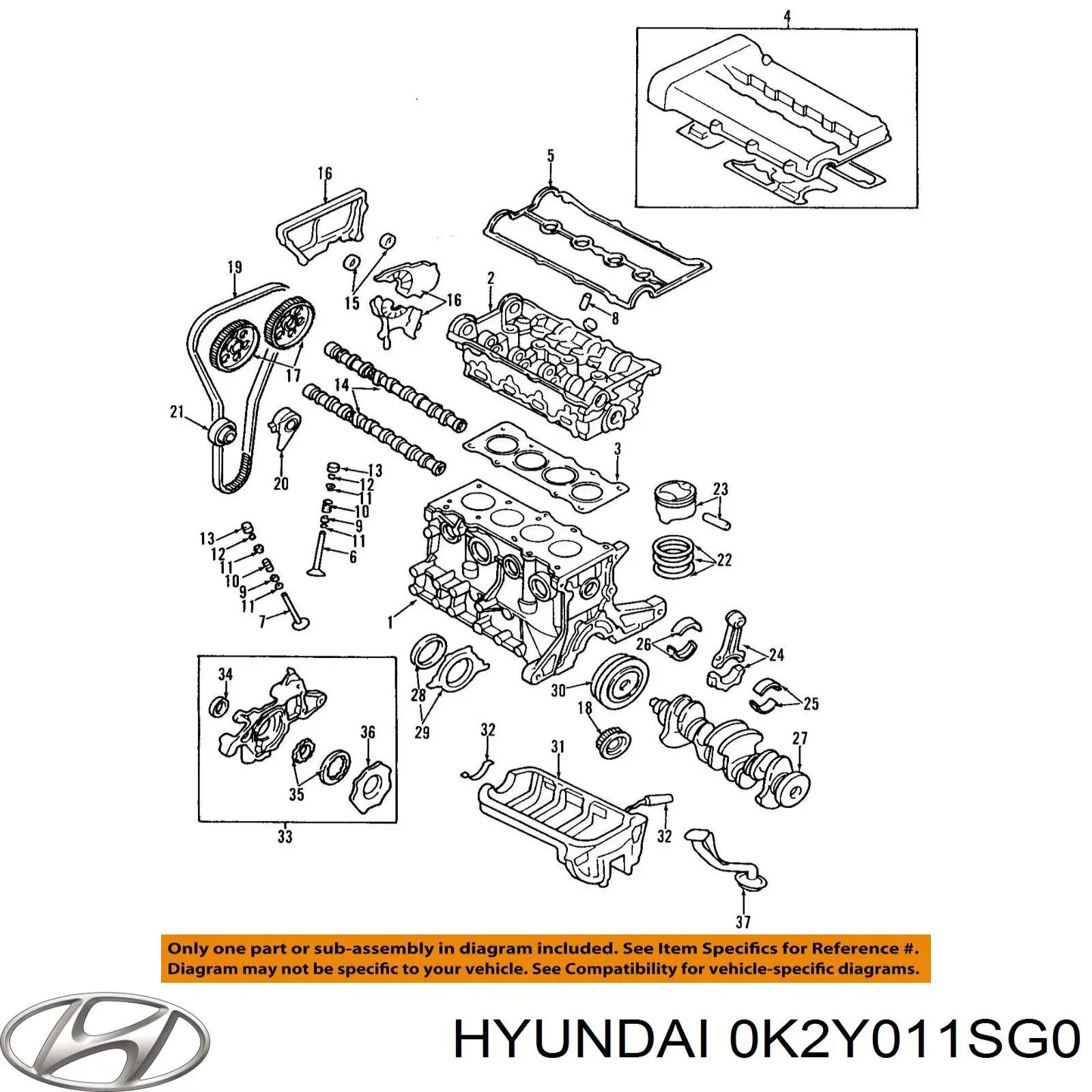 0K2Y011SG0 Hyundai/Kia 