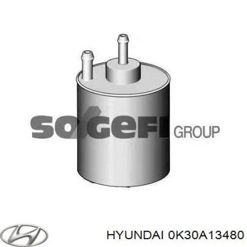 0K30A13480 Hyundai/Kia filtro de combustível