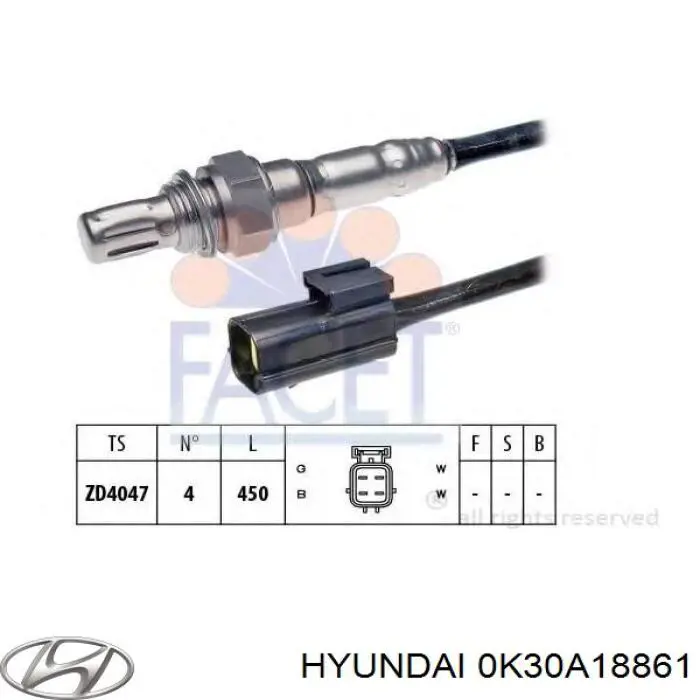 0K30A18861 Hyundai/Kia 
