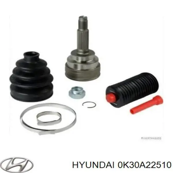 ШРУС внешний передний, правый Hyundai/Kia 0K30A22510 цена, от 67.49 USD