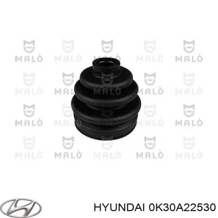 0K30A22530 Hyundai/Kia пыльник шруса передней полуоси наружный