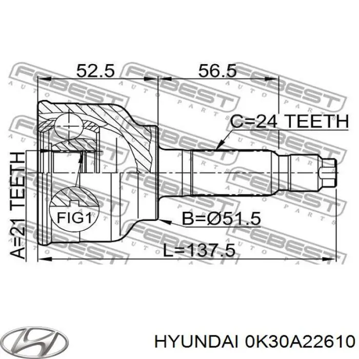 Купить OJK89001 SNR ШРУС внешний передний, левый