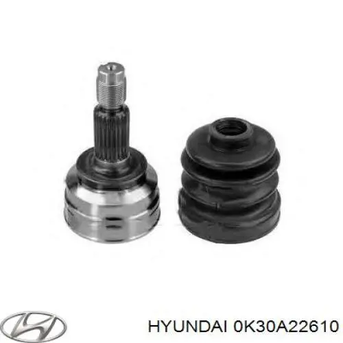 0K30A22610 Hyundai/Kia junta homocinética externa dianteira esquerda