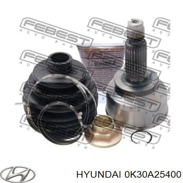Купить 0K30A25400 Hyundai/Kia Вал приводной правый