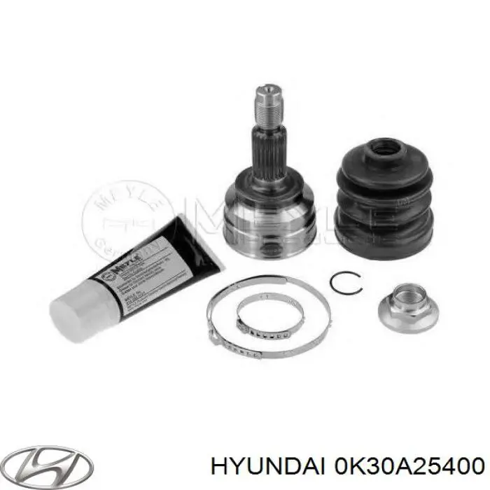 Правая полуось 0K30A25400 Hyundai/Kia