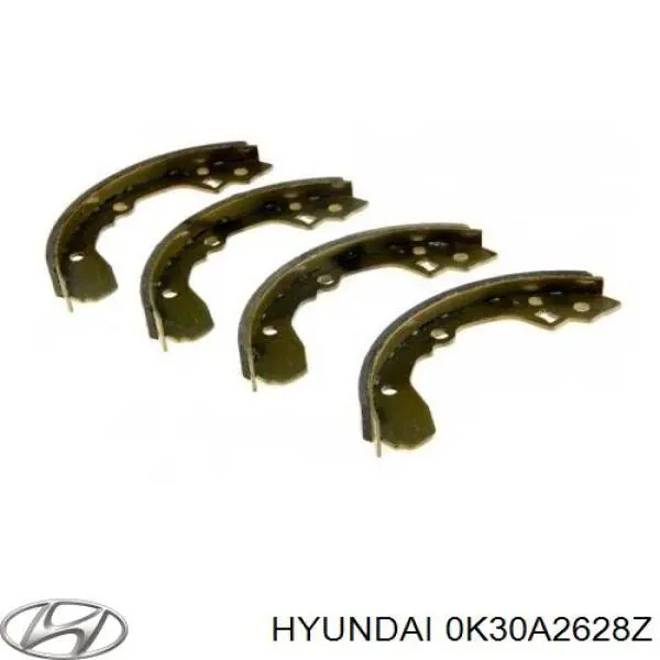 0K30A2628Z Hyundai/Kia Барабанные тормозные колодки