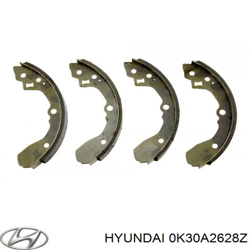 Барабанные колодки Hyundai/Kia 0K30A2628Z