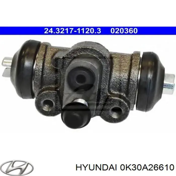 Рабочий тормозной цилиндр Hyundai/Kia 0K30A26610 цена, от 9.12 USD