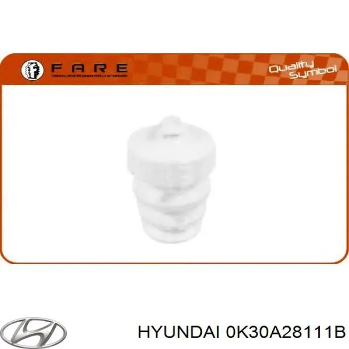 Купить 0K30A28111B Hyundai/Kia Отбойник амортизатора заднего