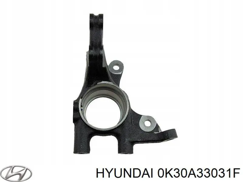 Цапфа (поворотный кулак) передний левый Hyundai/Kia 0K30A33031F цена, от 176.67 USD