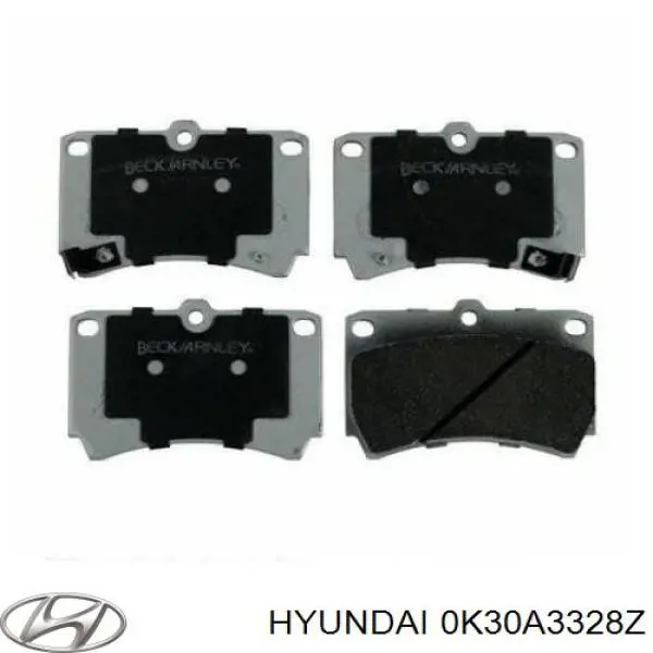 Купить 0K30A3328Z Hyundai/Kia Колодки тормозные