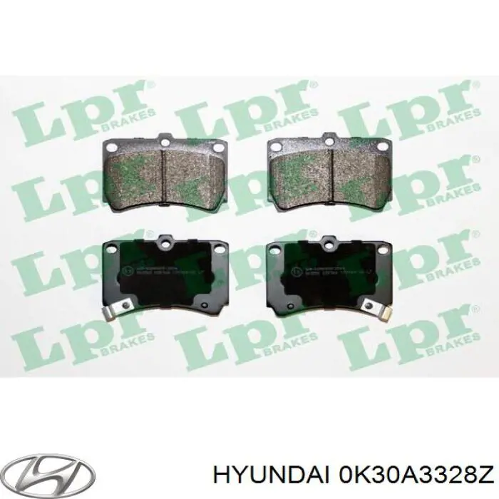 Колодки Hyundai/Kia 0K30A3328Z цена, от 13.07 USD