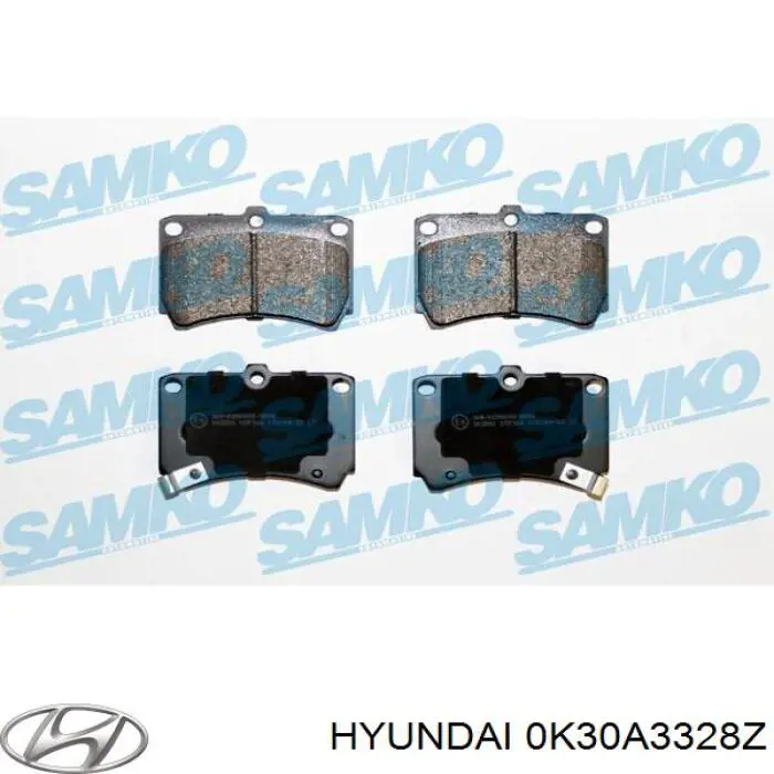 Колодки Hyundai/Kia 0K30A3328Z цена, от 13.07 USD