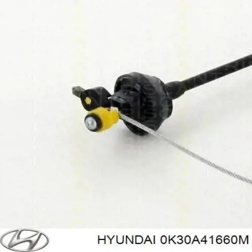 0K30A41660K Hyundai/Kia cabo/pedal de gás (de acelerador)