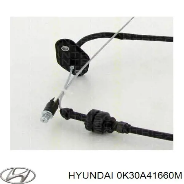 Cabo/pedal de gás (de acelerador) KIA Rio I DC