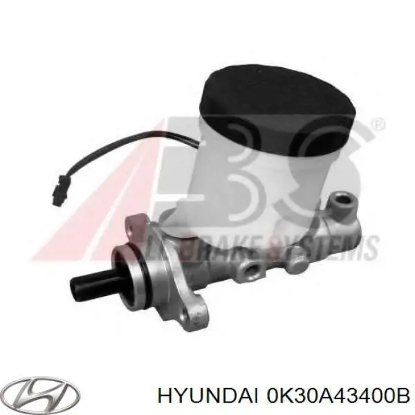 Цилиндр тормозной главный 0K30A43400B Hyundai/Kia