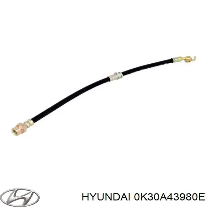 Купить 0K30A43980E Hyundai/Kia Шланг тормозной передний