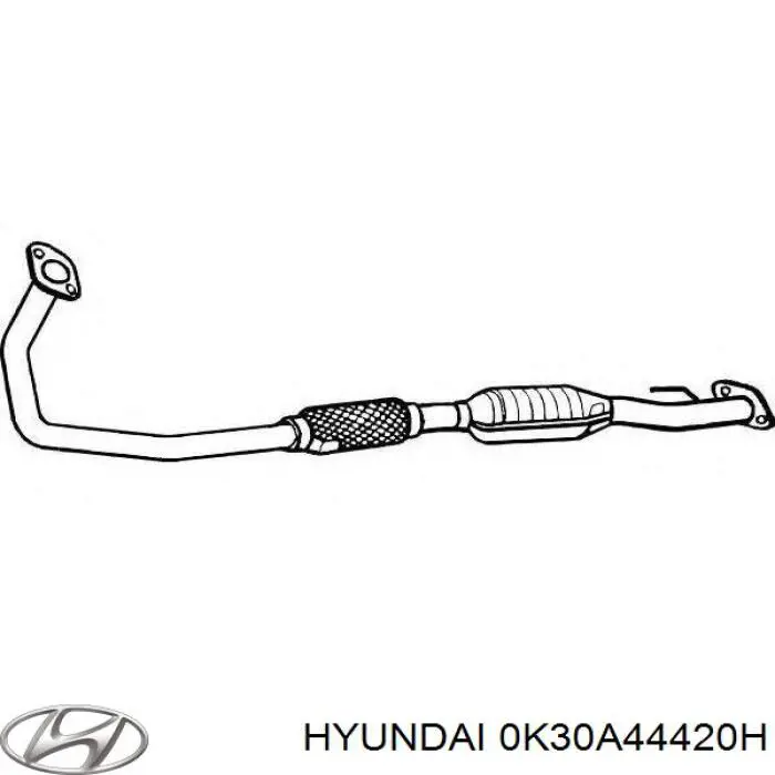 Купить 0K30A44420H Hyundai/Kia Трос стояночного тормоза задний левый