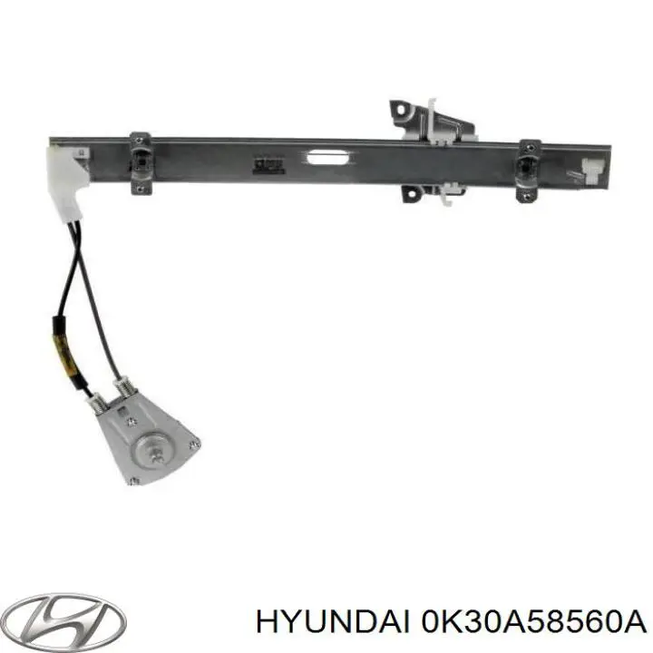 Механизм стеклоподъемника двери передней правой 0K30A58560 Hyundai/Kia