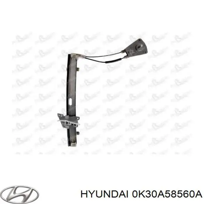 Купить 0K30A58560A Hyundai/Kia Стеклоподъемник (механизм перемещения стекла)
