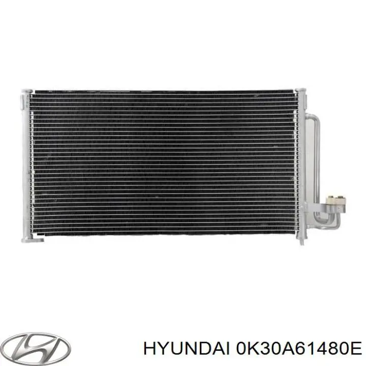 0K30A61480E Hyundai/Kia Конденсатор