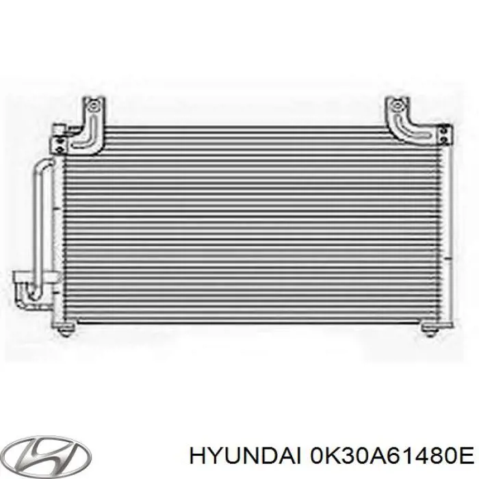 Конденсатор кондиционера Hyundai/Kia 0K30A61480E цена, от 91.46 USD
