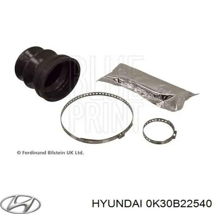 0K30B22540 Hyundai/Kia Пыльник ШРУСа передней полуоси внутренний
